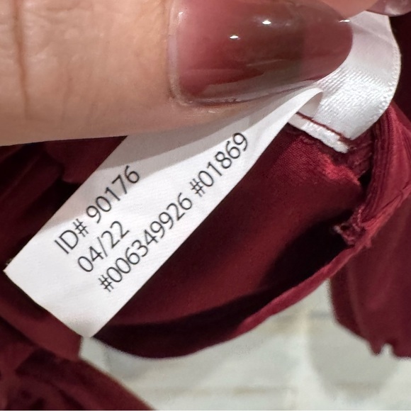 Express bubble sleeve tie waist 3/4 sleeve boho crop top ❤️ - Picture 8 of 8